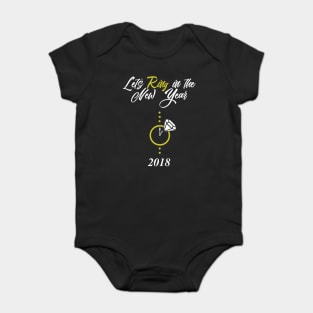 Let's Ring in the New Year 2018 Baby Bodysuit